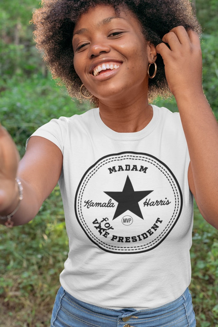 Madam Kamala Harris for President - Converse Shirt Kamala Harris
