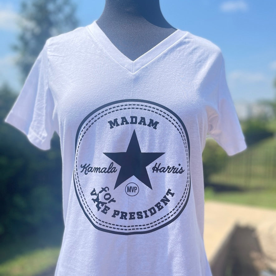 Madam Kamala Harris for President - Converse Shirt Kamala Harris