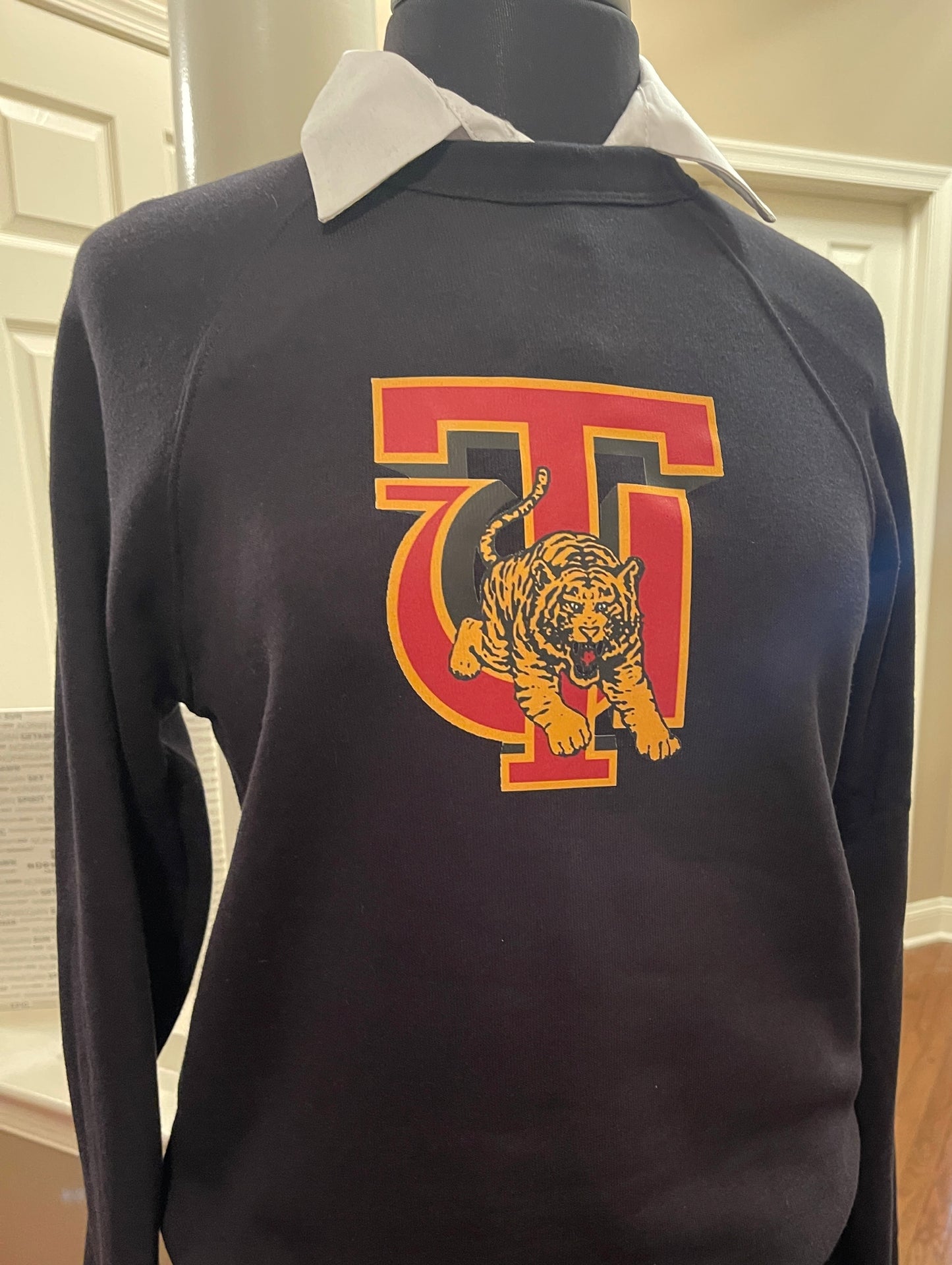 Tuskegee Tiger Sweatshirt (Black) - CLEARANCE - Small