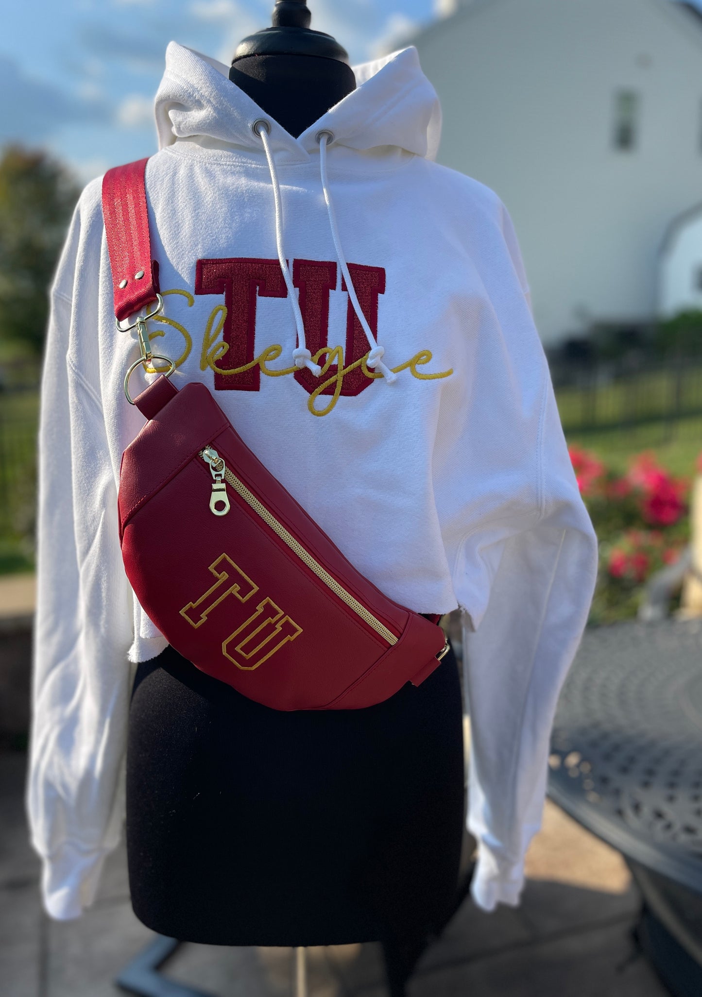 TU Skegee Luxe Cropped Hoodie - CLEARANCE - Size Large