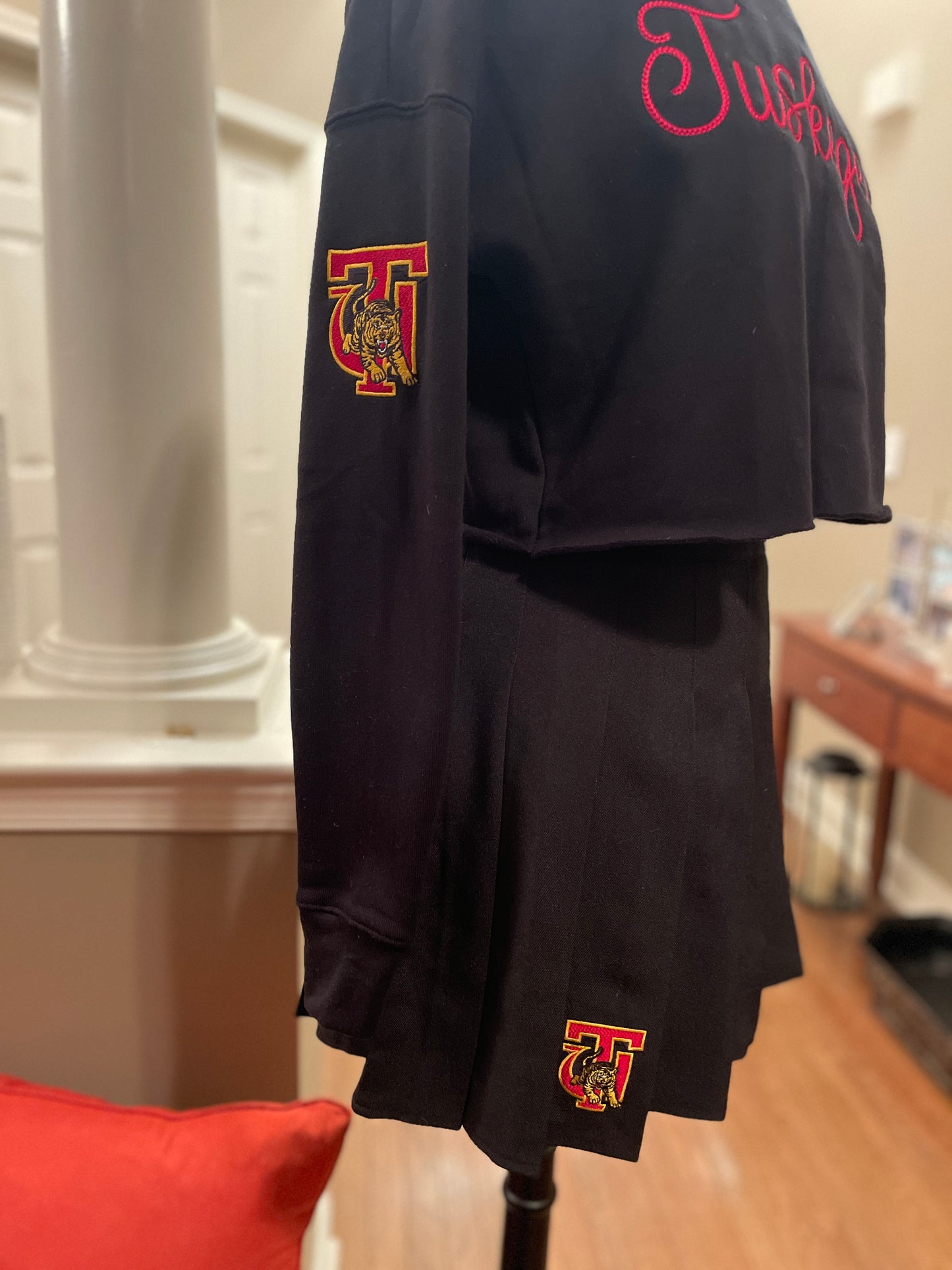 Cropped & Embroidered Tuskegee Sweatshirt - CLEARANCE - Small