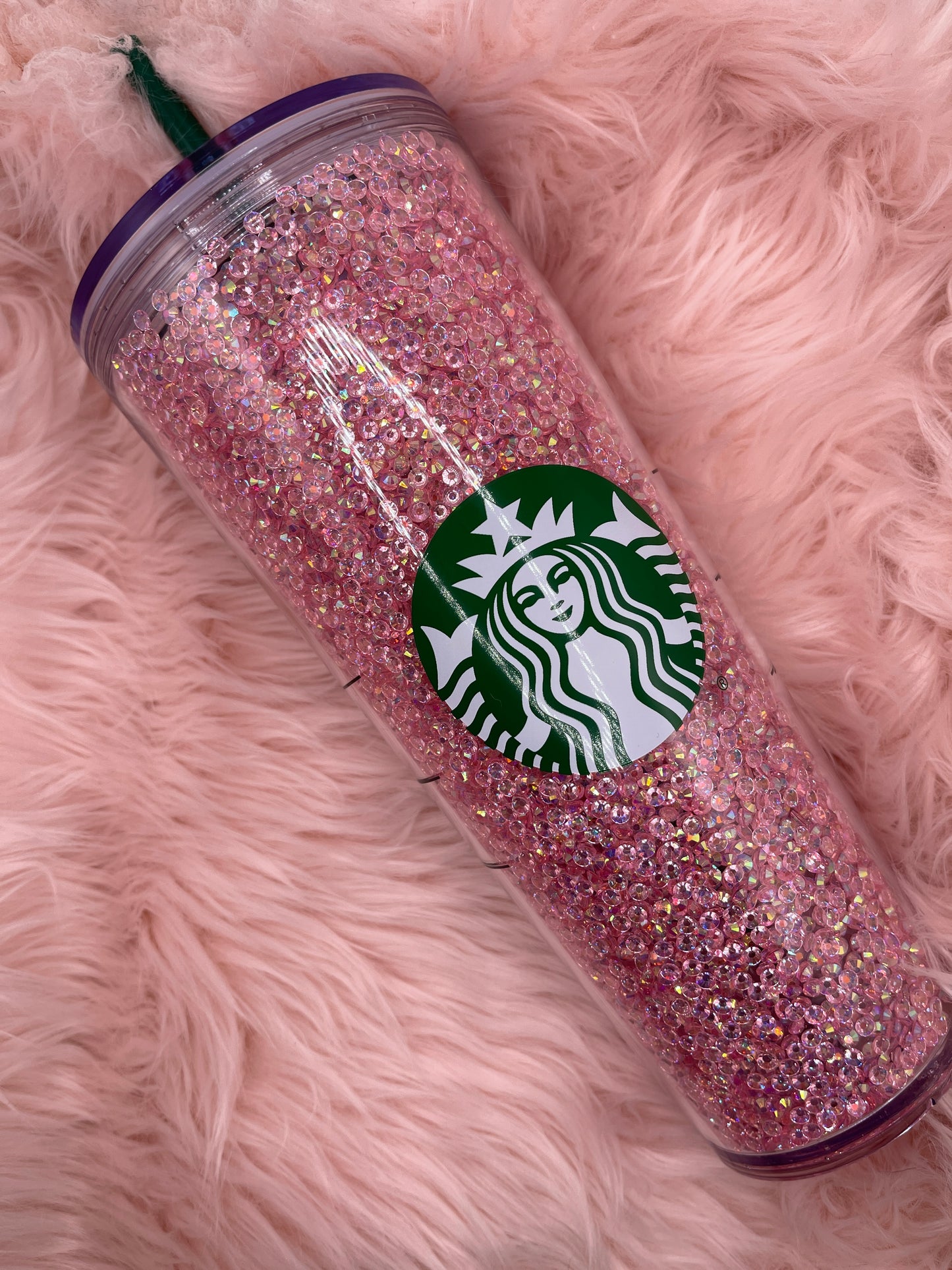 Rhinestone Filled Tumbler