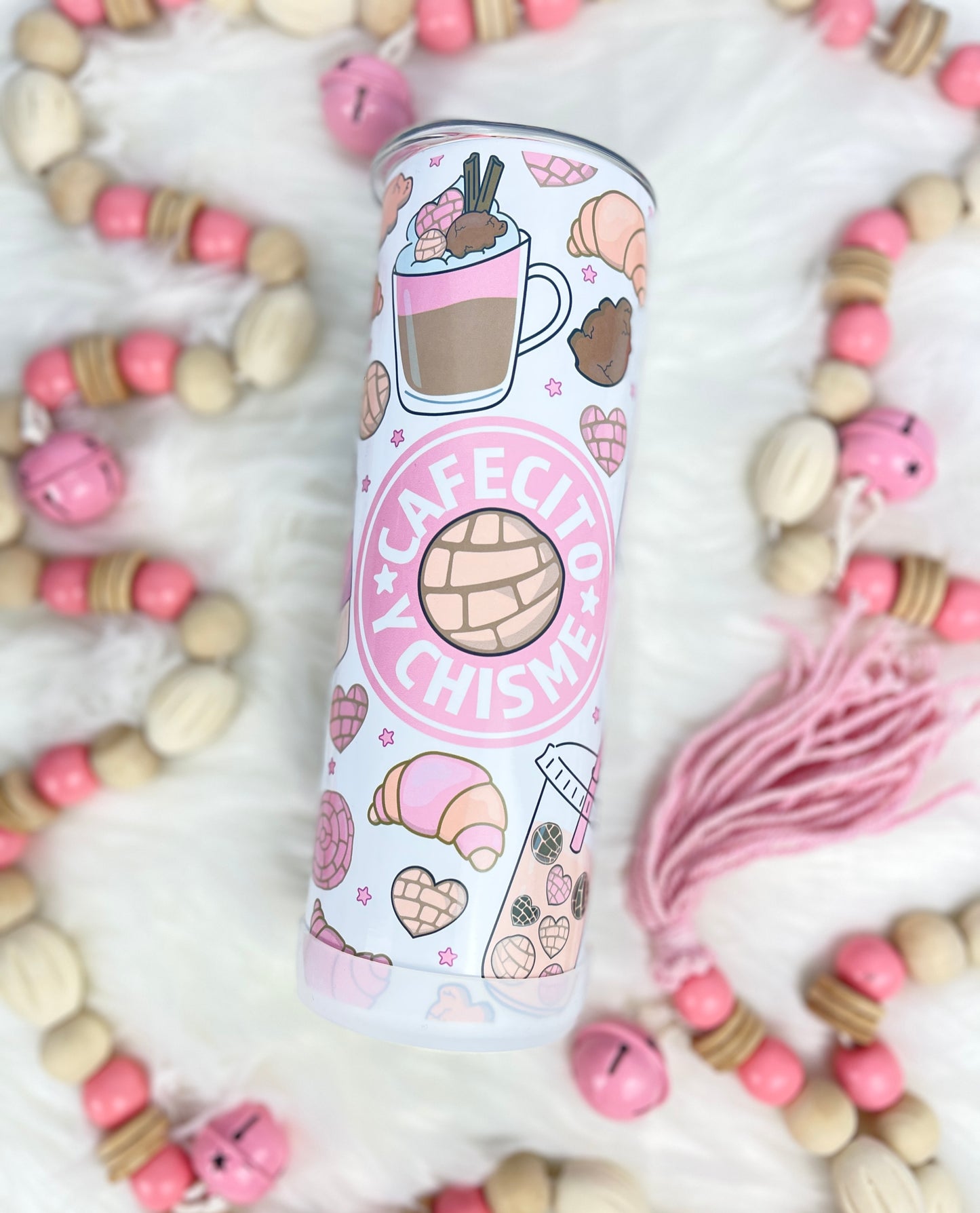 Cafecito Y Chisme - Valentine's Day Tumbler