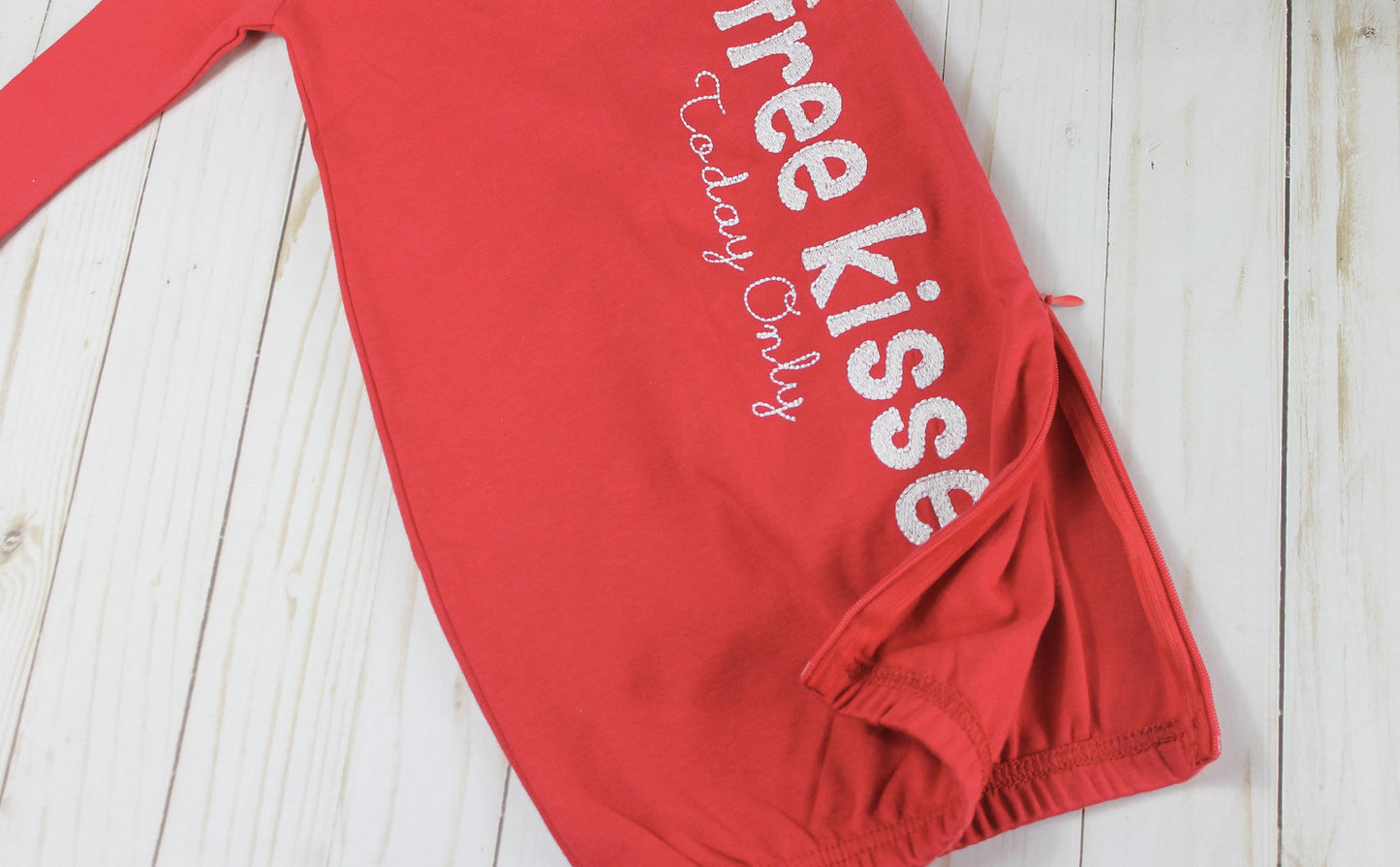 FREE KISSES Infant Gown for Valentine's Day
