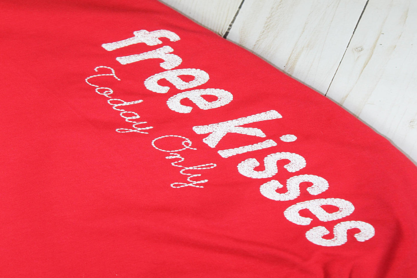 FREE KISSES Infant Gown for Valentine's Day