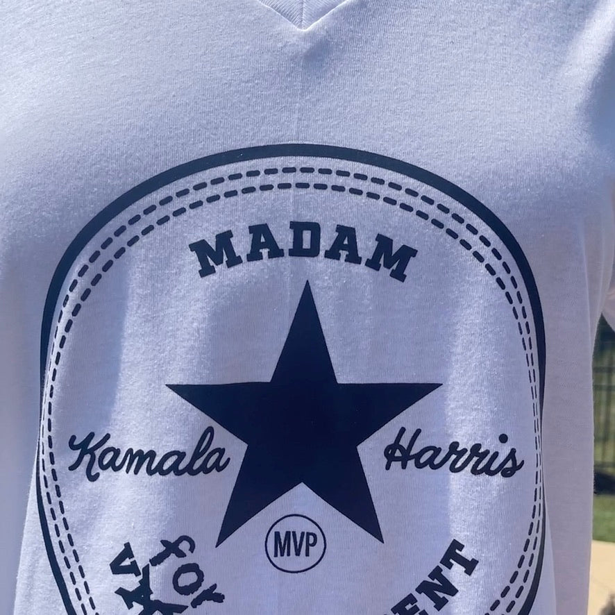 Madam Kamala Harris for President - Converse Shirt Kamala Harris