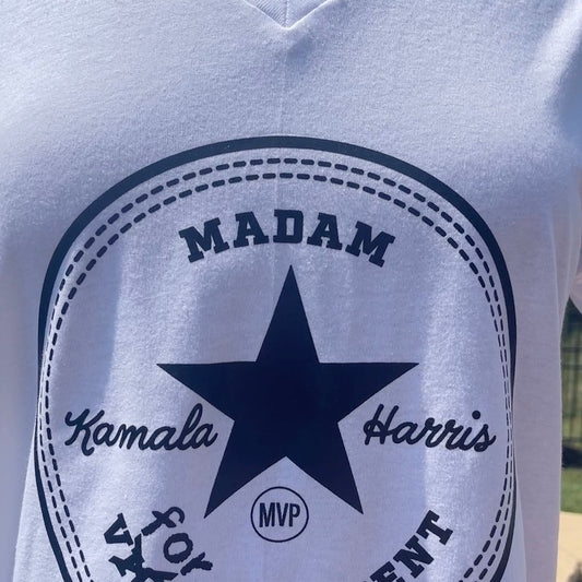 Madam Kamala Harris for President - Converse Shirt Kamala Harris