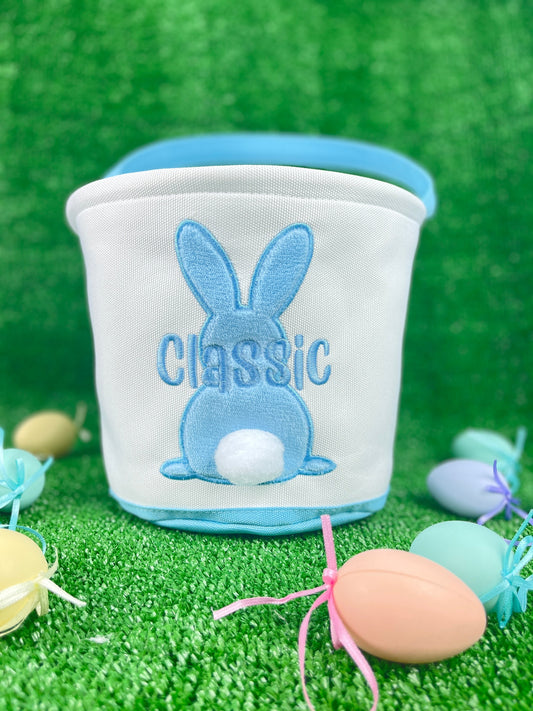 Personalized Easter Baskets - BLUE BUNNY