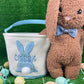 Personalized Easter Baskets - BLUE BUNNY