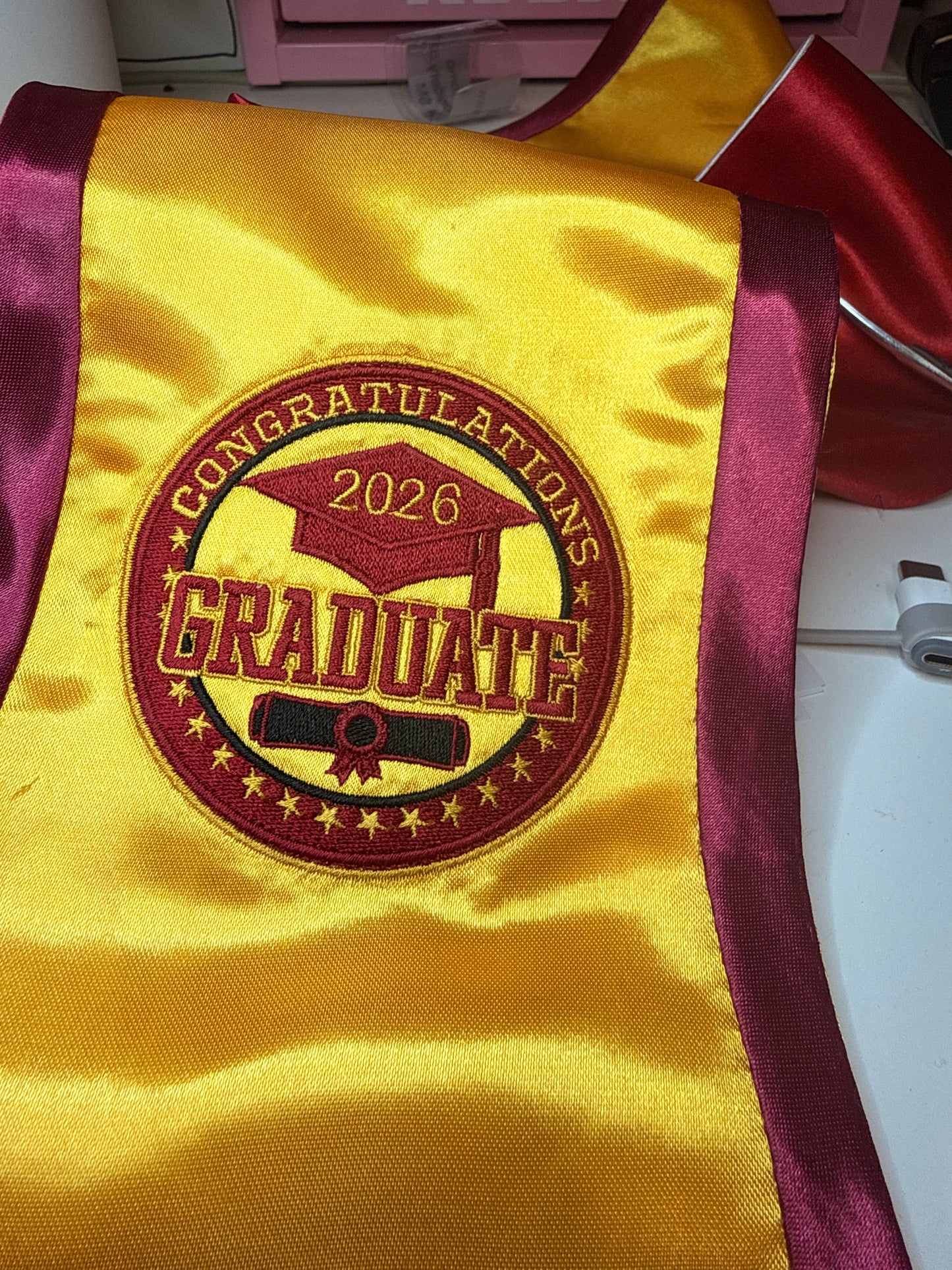 HBCU Embroidered Graduation Stole