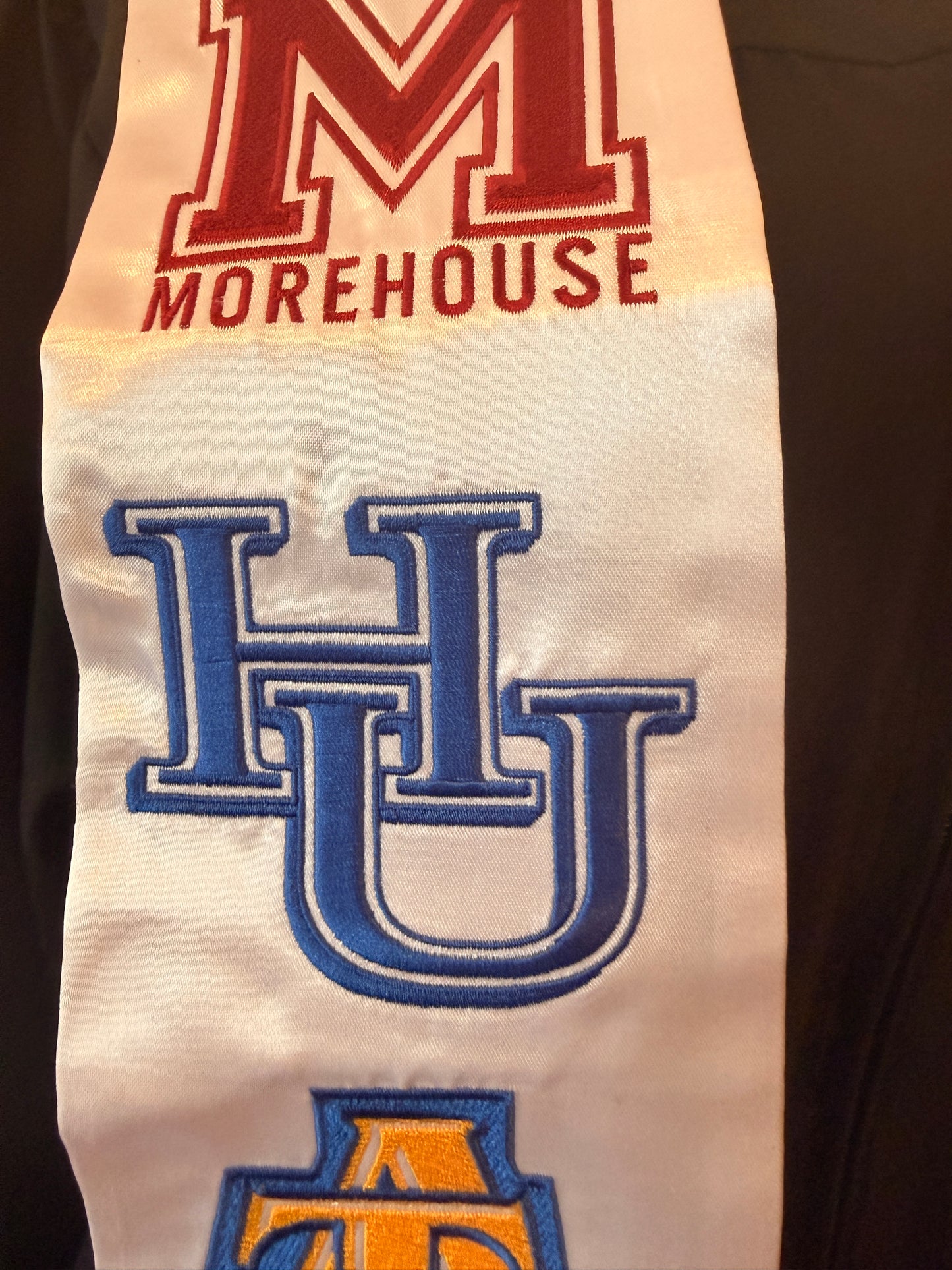 HBCU Embroidered Graduation Stole