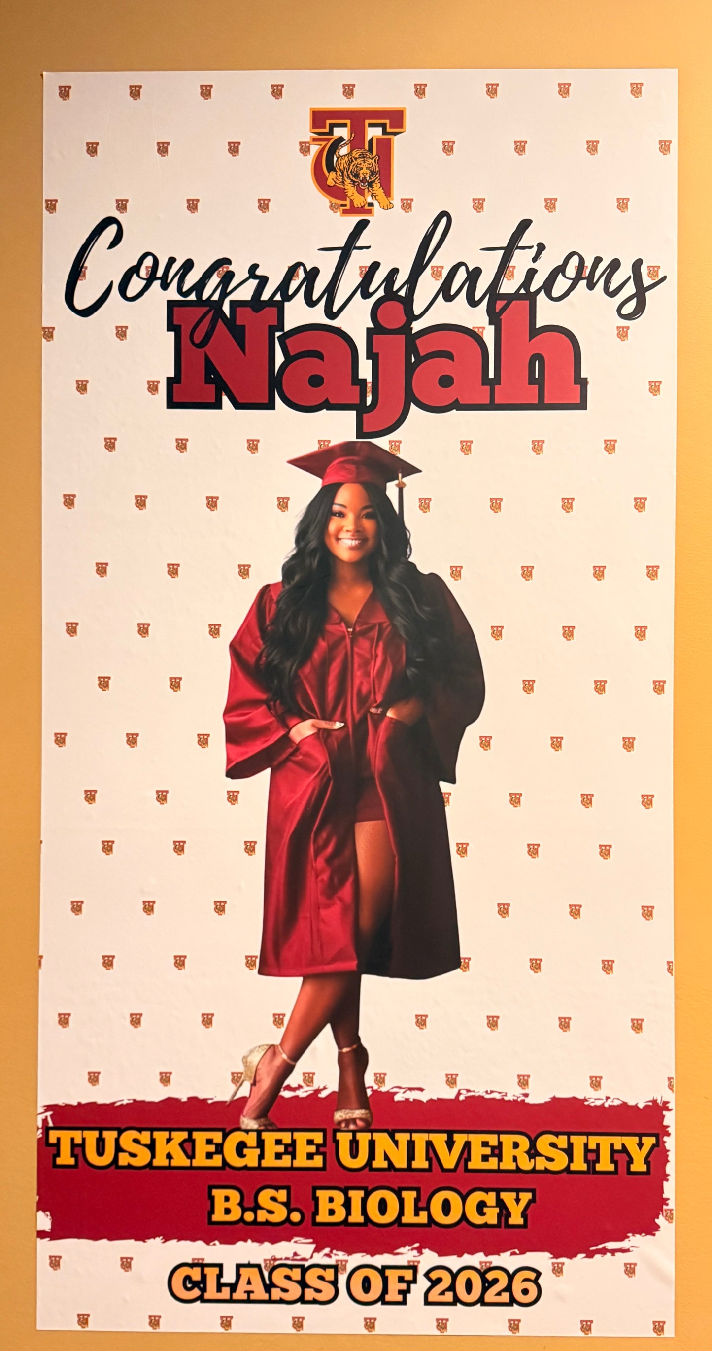 Peel & Stick - Step and Repeat - Photo Banner - ANY SCHOOL