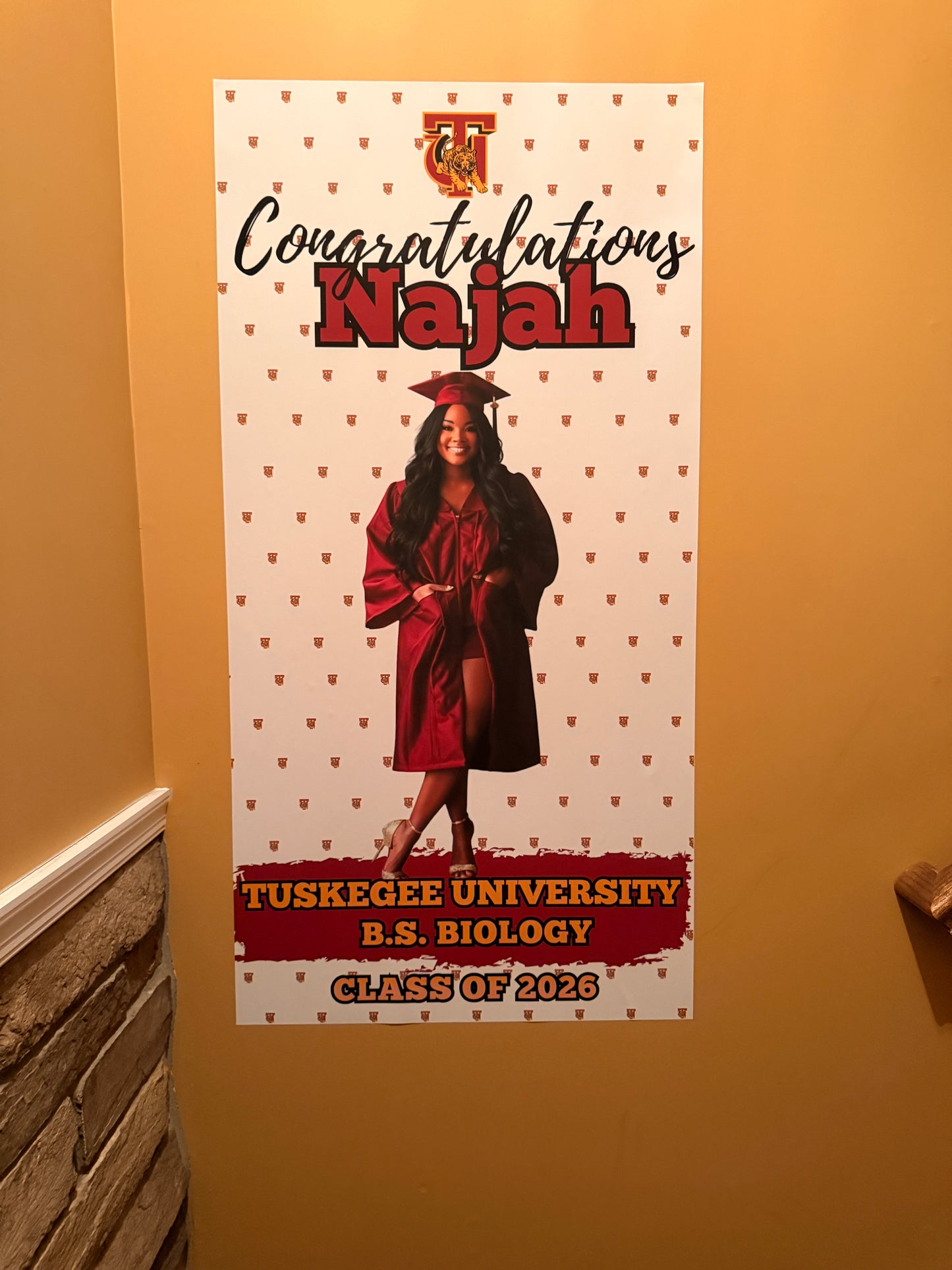 Peel & Stick - Step and Repeat - Photo Banner - ANY SCHOOL