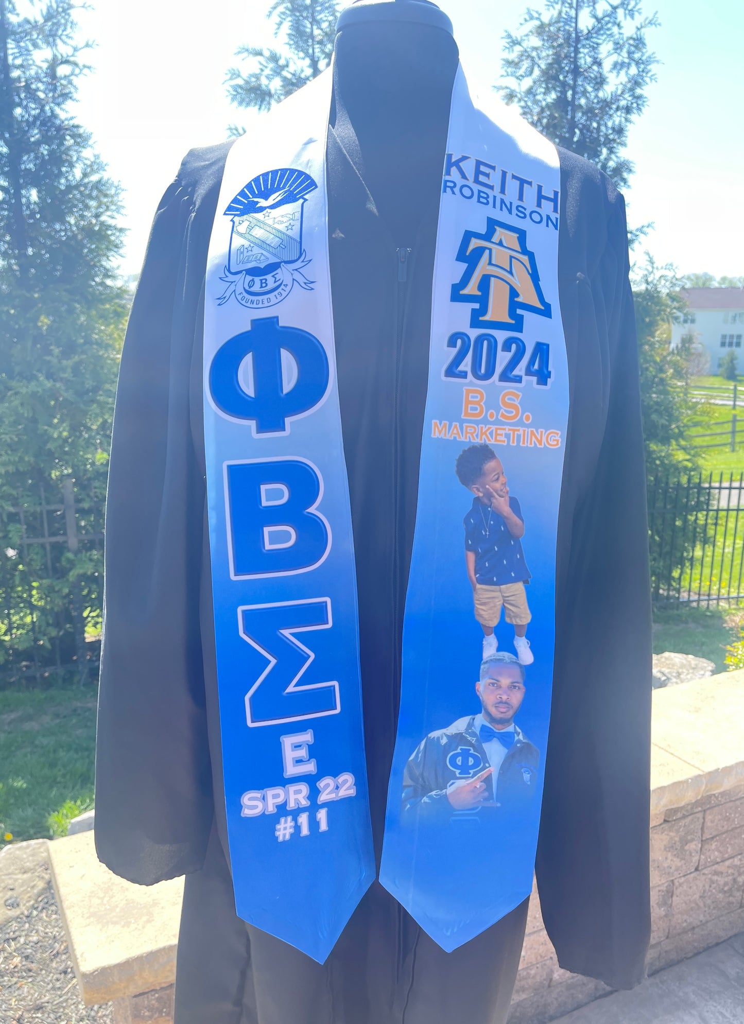 Graduation Stole - Phi Beta Sigma