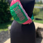 Pink & Green Crossbody Bag - Bumbag - Fanny Pack - Shoulder Bag