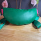 Pink & Green Crossbody Bag - Bumbag - Fanny Pack - Shoulder Bag