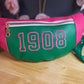 Pink & Green Crossbody Bag - Bumbag - Fanny Pack - Shoulder Bag