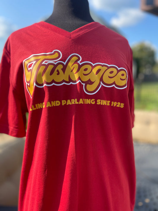 Tuskegee 100th Homecoming Tee - Balling and Parlaying Since 1925