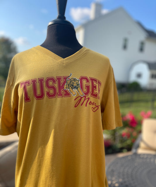 Tuskegee Mom Class of 2025 - 2028 Tee [Gold]