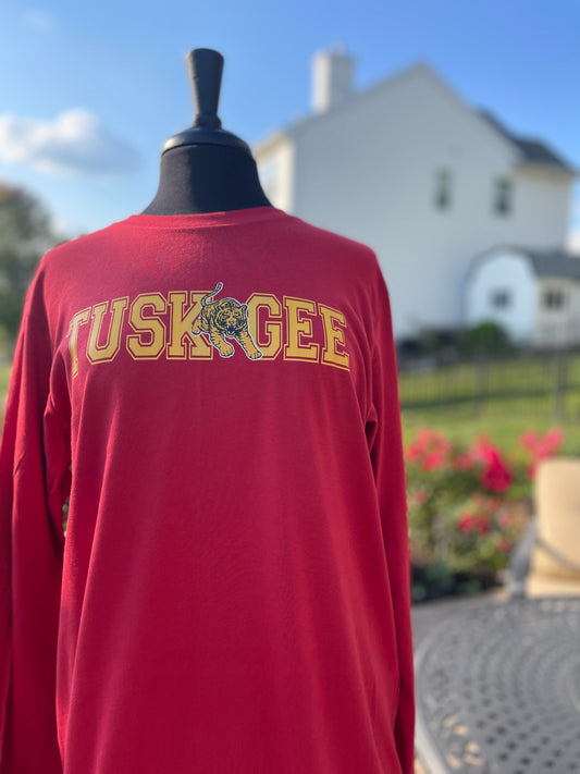 Tuskegee Class of 2025 to 2028 Tee [Crimson]