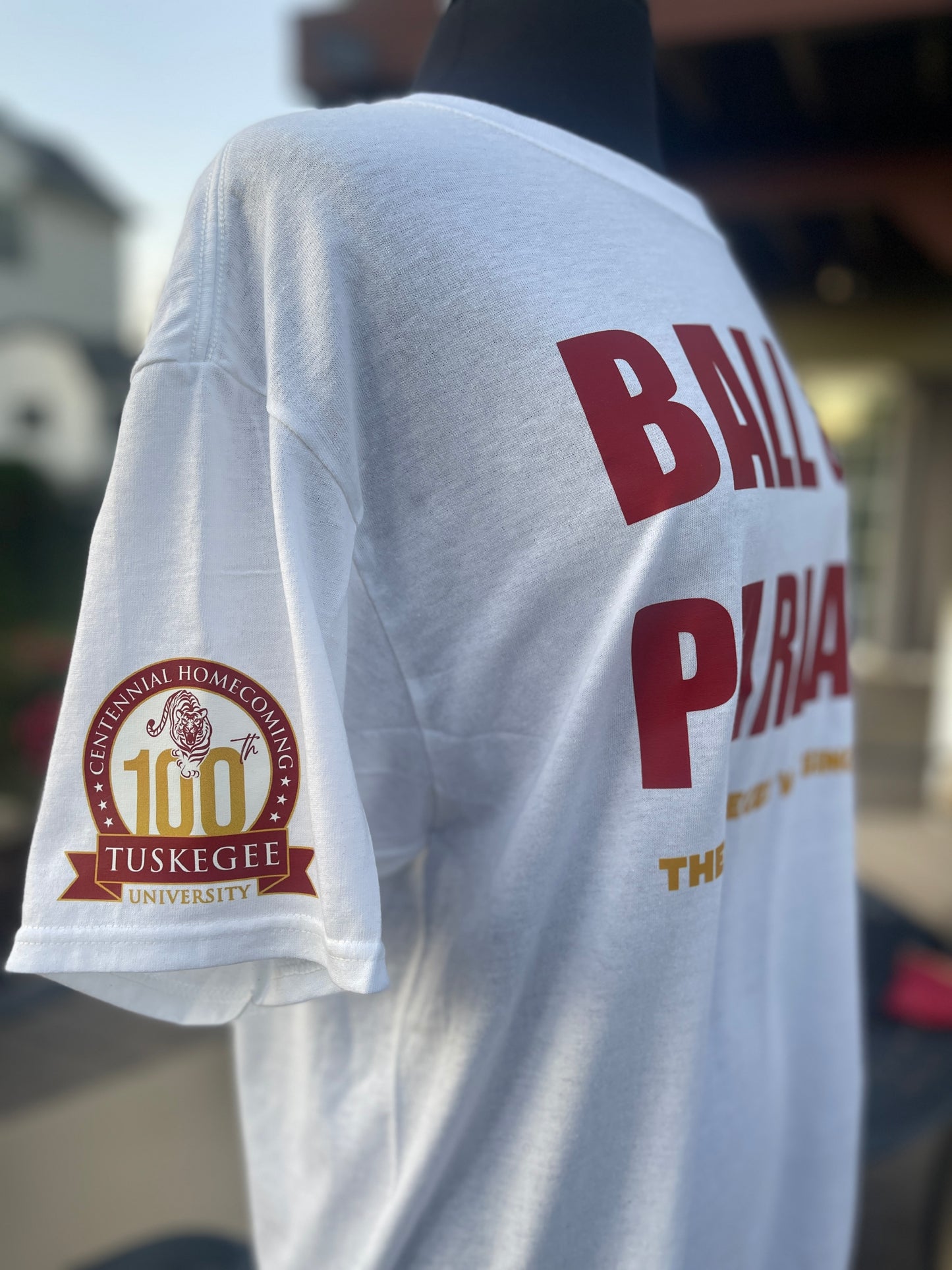 Ball & Parlay - Tuskegee 100th Homecoming White Out Shirt