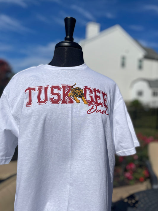 Tuskegee Dad Class of 2025 - 2028 Tee [White Out]