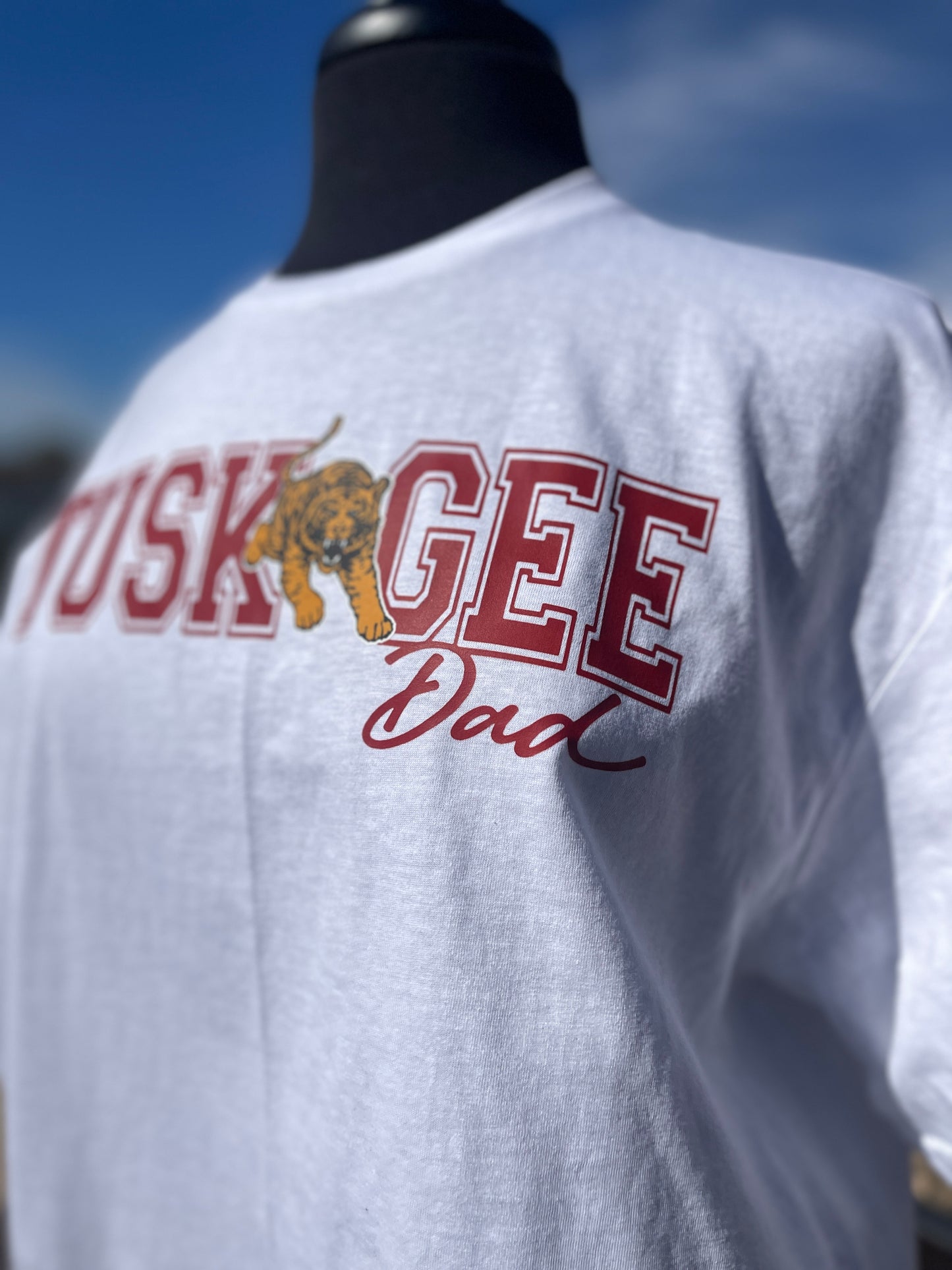 Tuskegee Dad Class of 2025 - 2028 Tee [White Out]