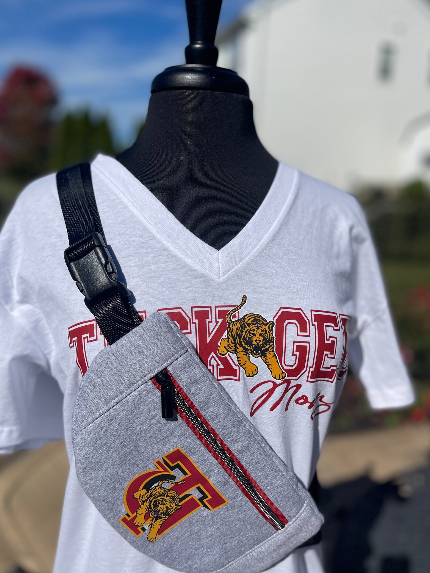 Tuskegee Mom Class of 2025 - 2028 Tee [White Out]