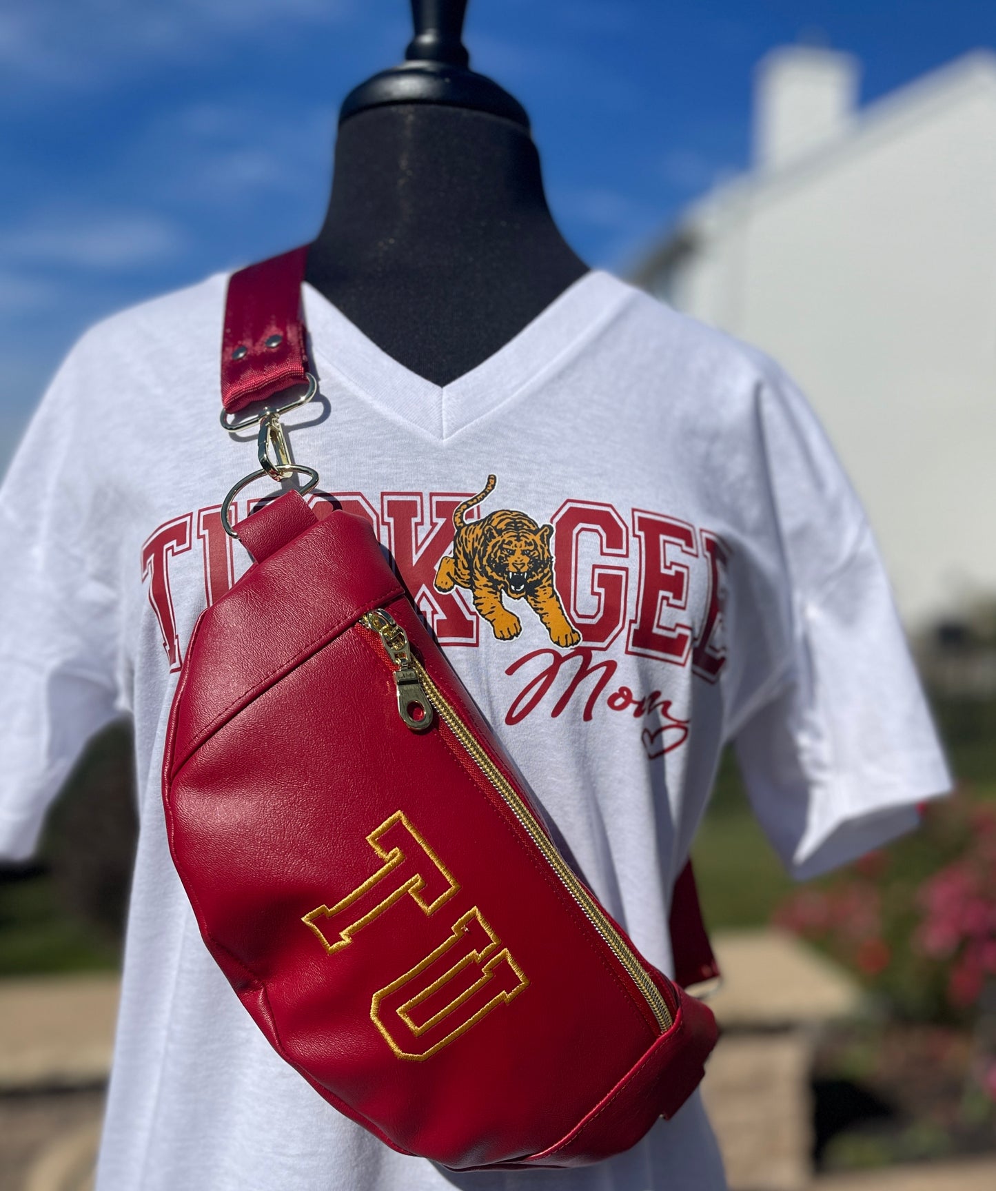 Tuskegee Mom Class of 2025 - 2028 Tee [White Out]