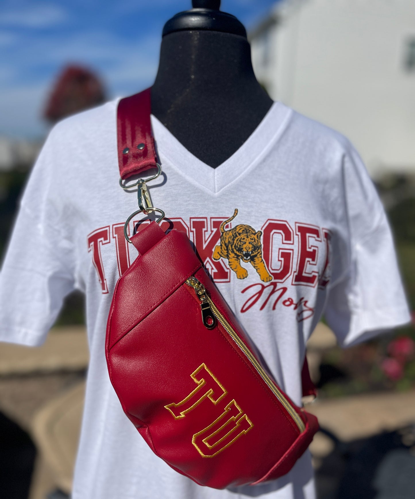 Tuskegee Mom Class of 2025 - 2028 Tee [White Out]