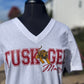 Tuskegee Mom Class of 2025 - 2028 Tee [White Out]