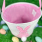 Personalized Easter Baskets - PINK BUNNY