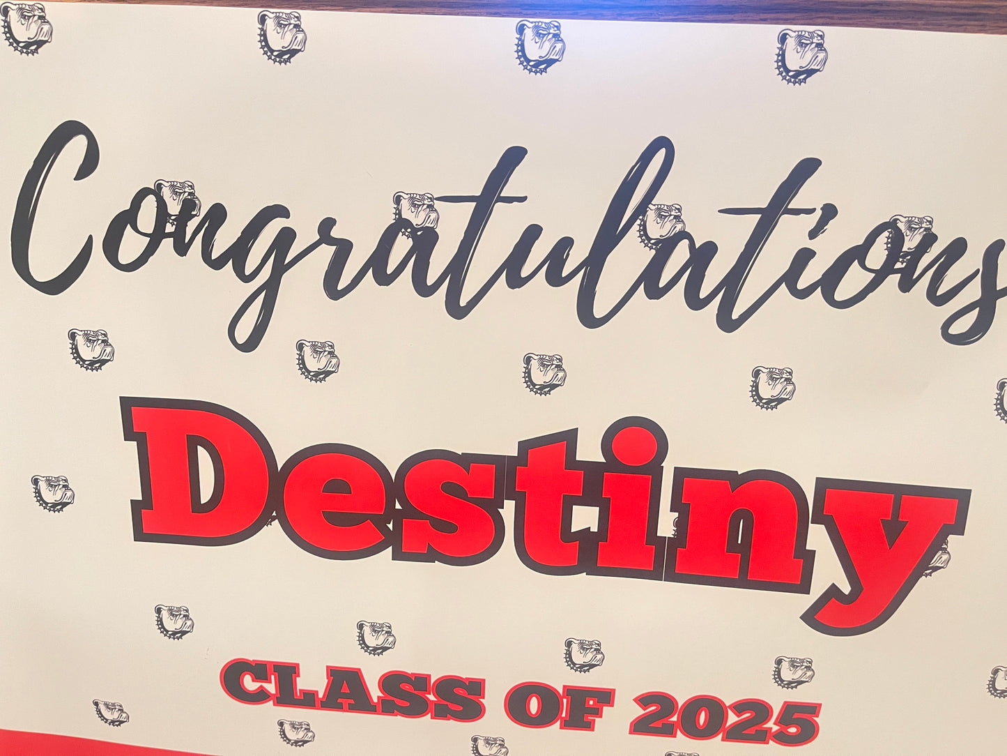 Step & Repeat Photo Banner - Easton Area High School