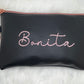 WHAT'S HER NAME Wristlet Pouch - Black