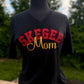 Skegee Mom Glitter Tee