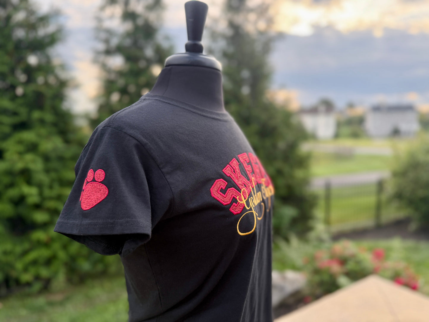 Skegee Golden Tigers Glitter Tee