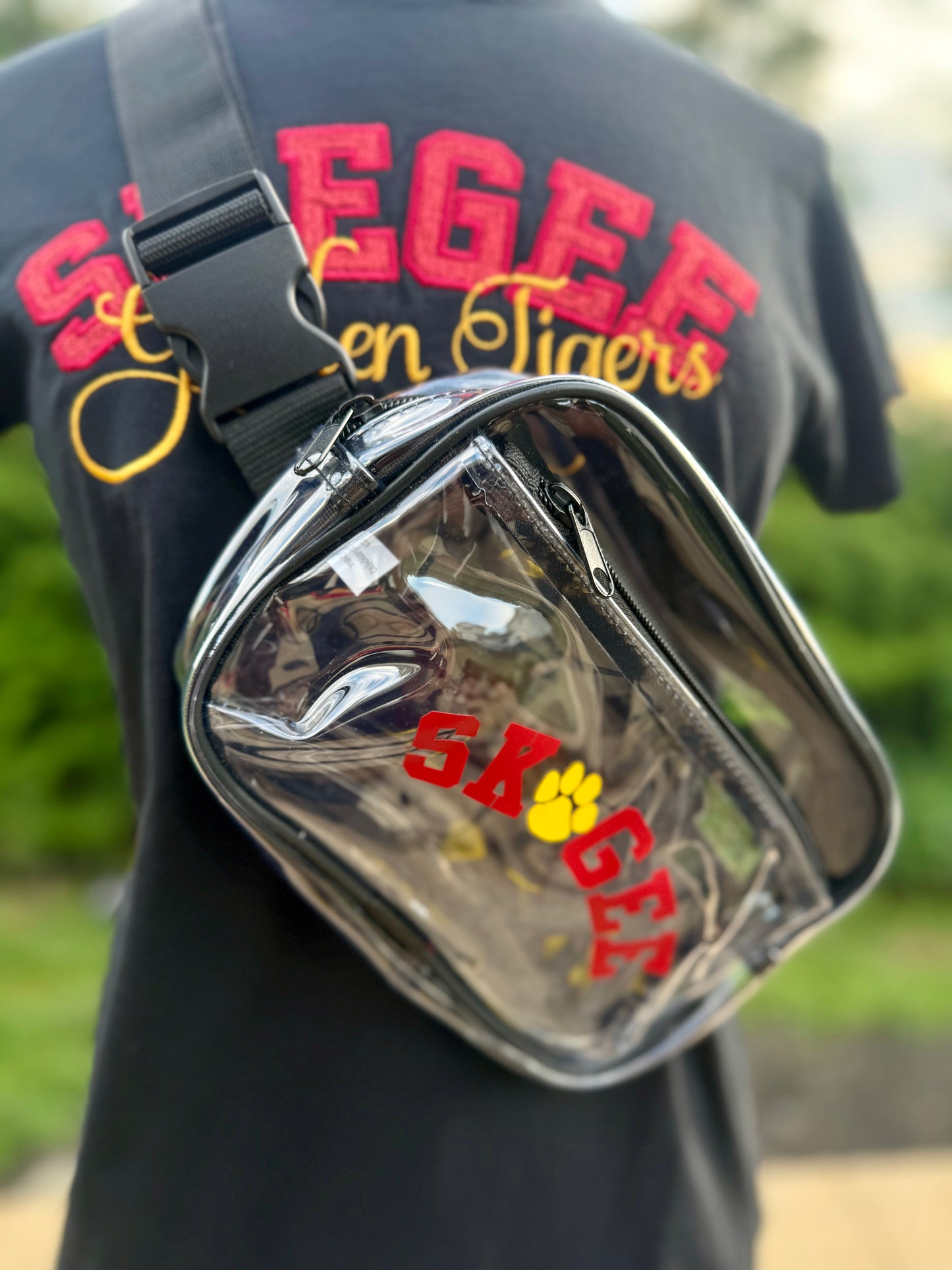 Skegee Golden Tigers Glitter Tee
