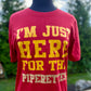 I'm Just Here For The Piperettes Glitter Tee