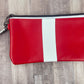 Red & White Wristlet