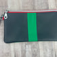 Red, Black, and Green  Wristlet