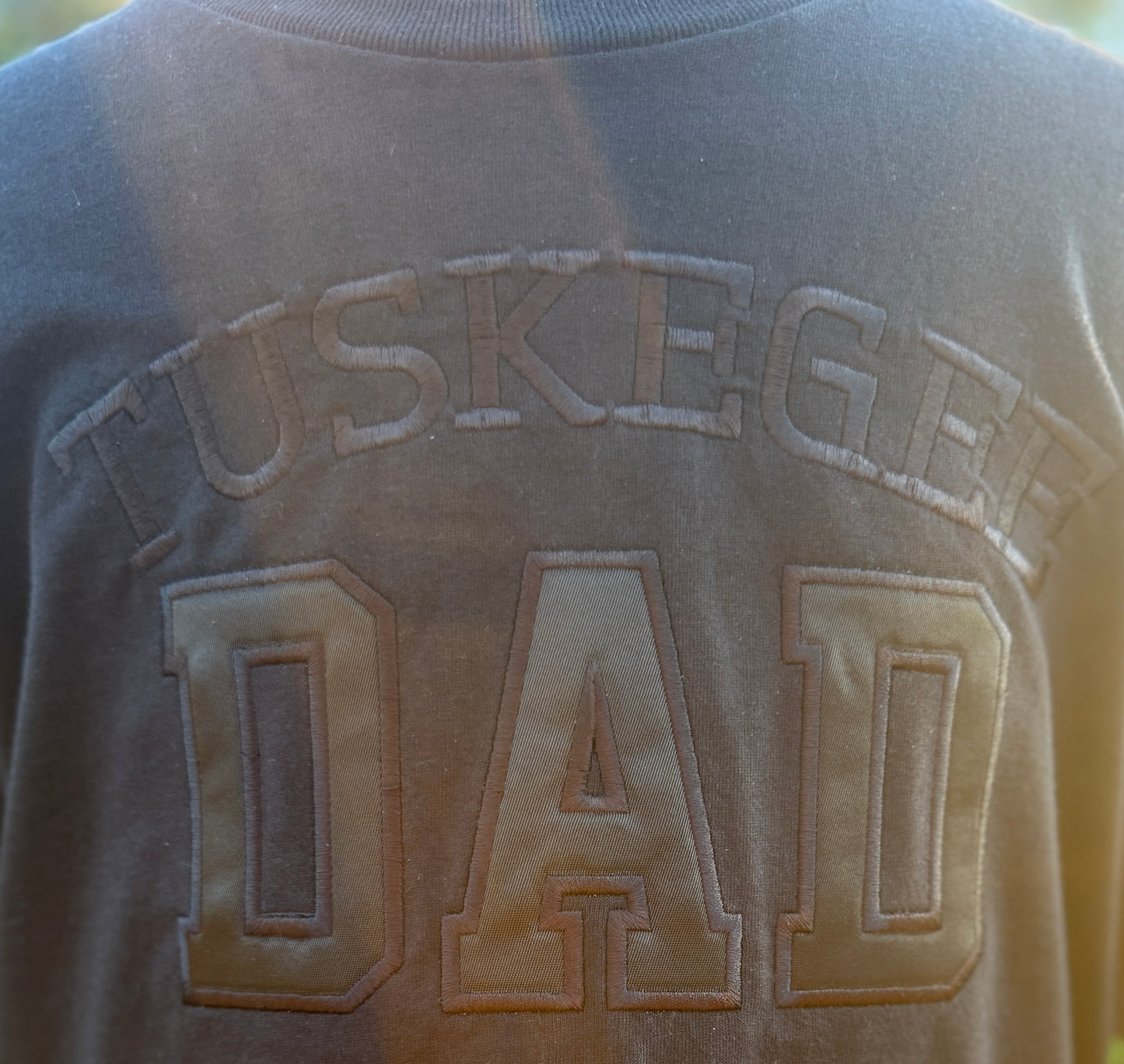 Black on Black on Black Dad Tee