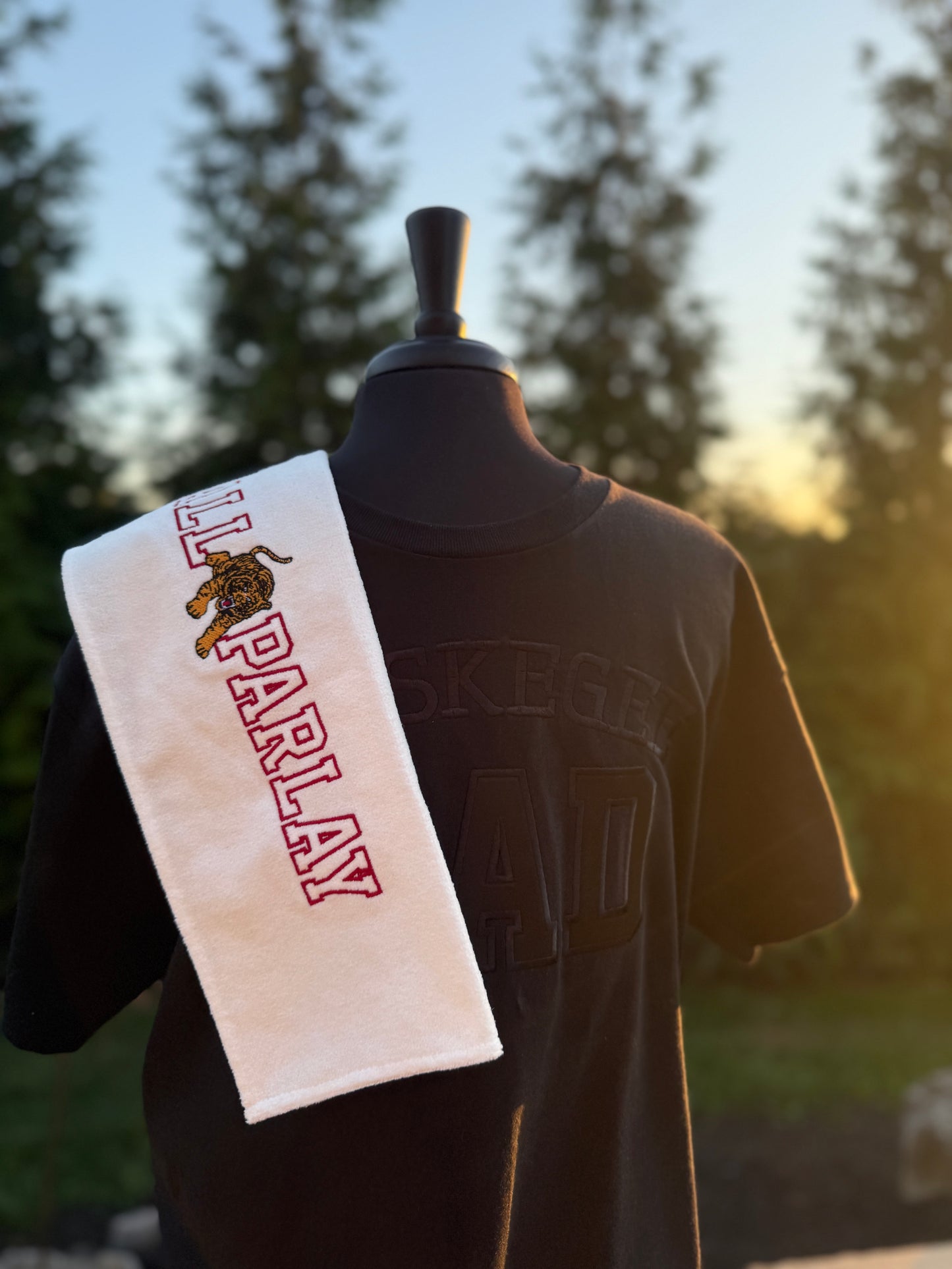 Black on Black on Black Dad Tee