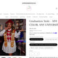 Custom Embroidered Graduation Stole - ANY COLOR, ANY UNIVERSITY