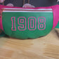 Pink & Green Crossbody Bag - Bumbag - Fanny Pack - Shoulder Bag