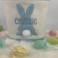 Personalized Easter Baskets - BLUE BUNNY