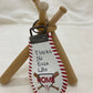 Custom Baseball and Softball Keychains