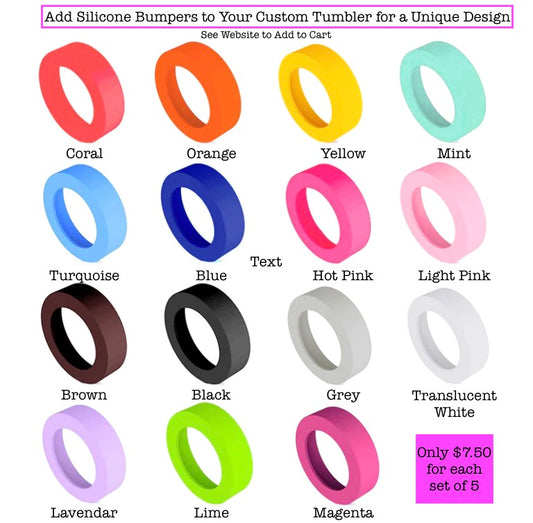 Silicone Bumpers for Tumblers