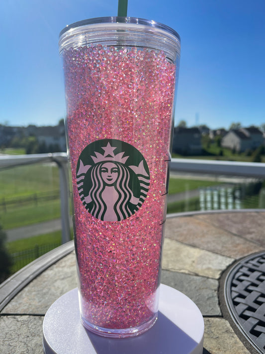 Rhinestone Filled Tumbler