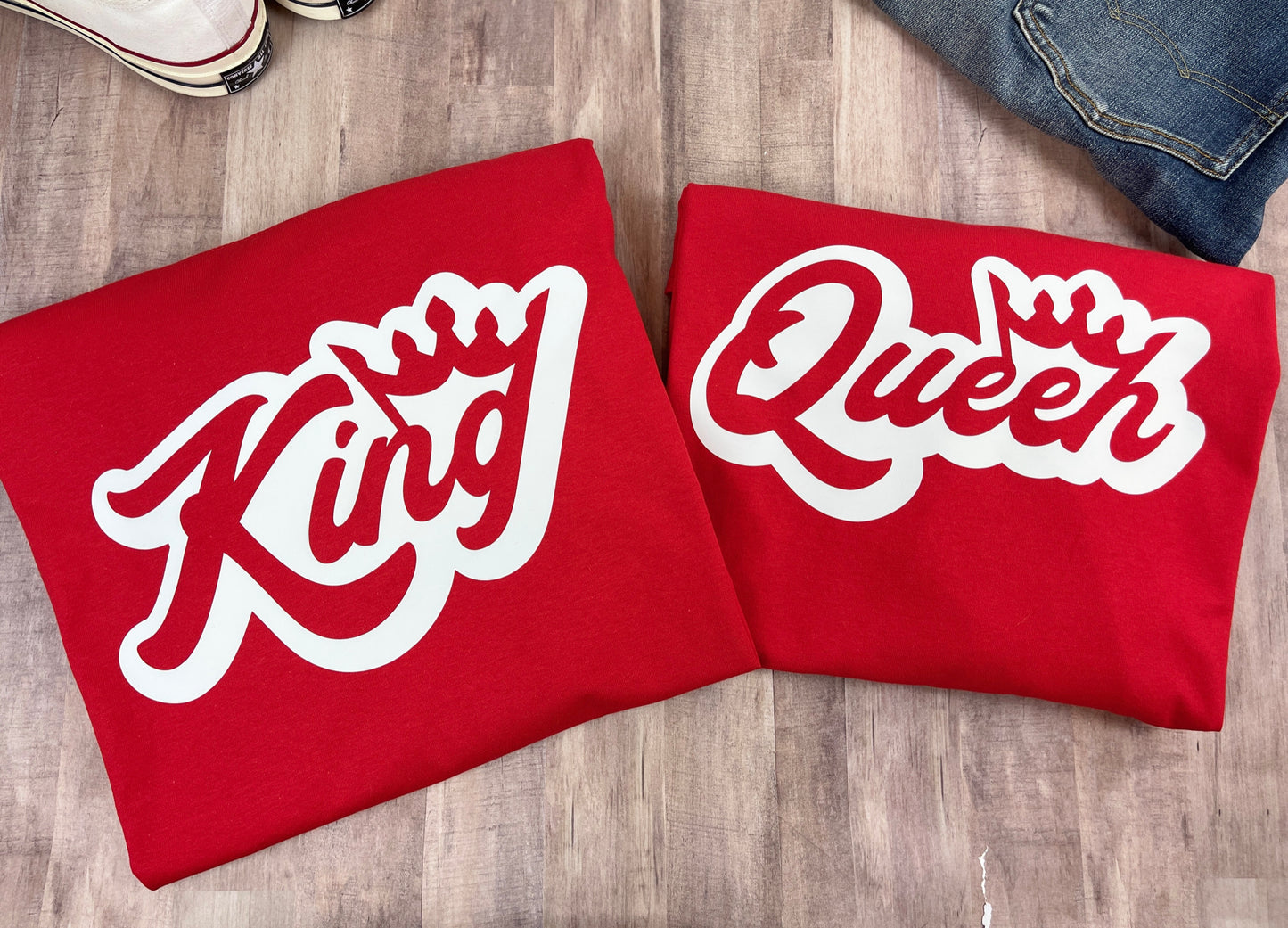 King and Queen Couple's Tee