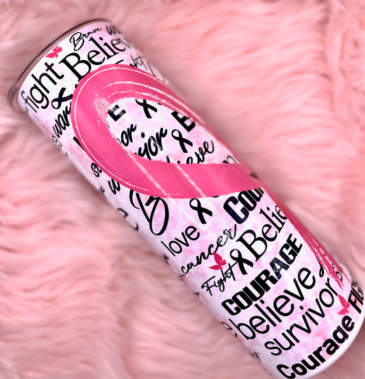 Breast Cancer Awareness Tumbler